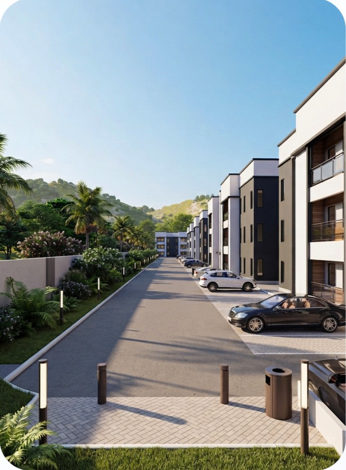 Landscaped residential community shown on Pennek’s About page